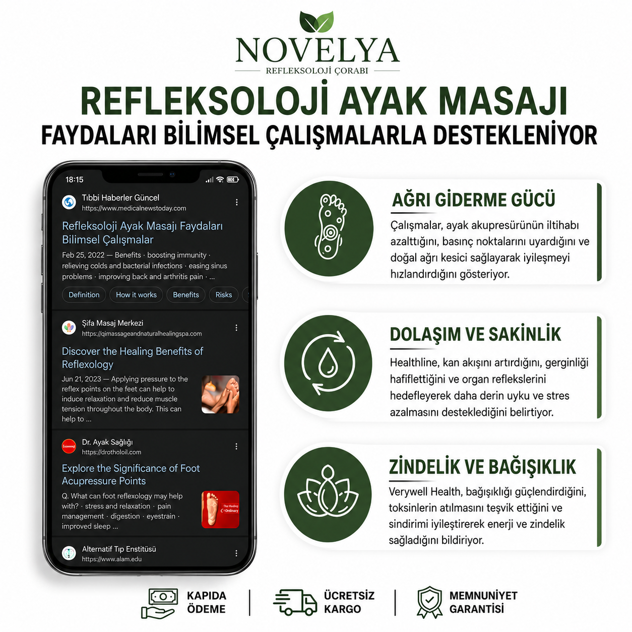 Refleksoloji Masaj Ağrı Çorabı
