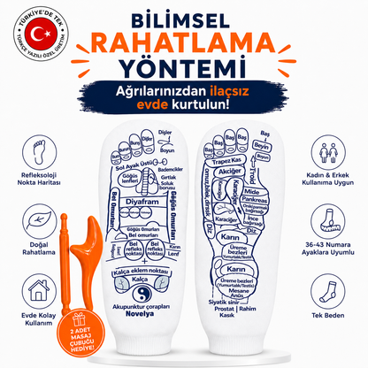 Refleksoloji Masaj Ağrı Çorabı